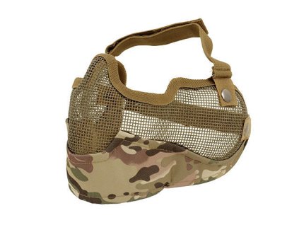 Airsoft velká ocelová maska v.2 - Multicam. Tvarovatelná, s polstrováním pro pohodlné nošení. Na AirsoftMorava.