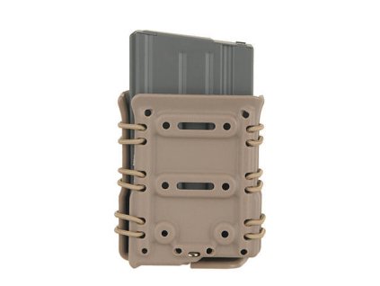 Airsoftová univerzální sumka na zásobníky 7.62 od FMA - TAN. Polymerová, pro MOLLE/opasek. Na AirsoftMorava.