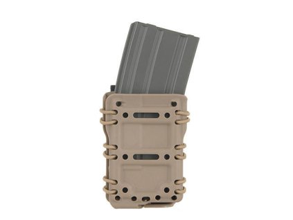 Airsoftová univerzální sumka na zásobníky 5.56 od FMA - TAN. Polymerová, pro MOLLE/opasek. Na AirsoftMorava.