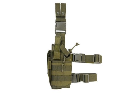 Airsoft univerzální pouzdro TORNADO pro leváky od 8FIELDS - Olive. Z polyesteru 1000D. Na AirsoftMorava.