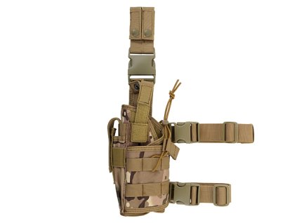 Airsoftové univerzální pouzdro TORNADO pro leváky od 8FIELDS - Multicam. Z polyesteru 1000D. Na AirsoftMorava.