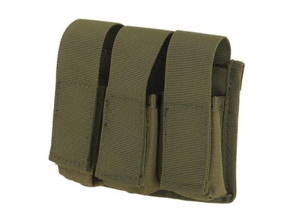 Airsoft trojitá sumka na granáty 40mm od 8FIELDS - Olive. S MOLLE vazbou. Na AirsoftMorava.