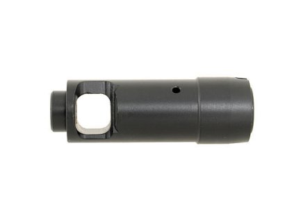 Airsoft ocelový tlumič plamene pro AK74. S levotočivým závitem 14mm. Airsoft doplňky na AirsoftMorava.