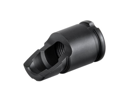 Airsoft ocelový tlumič plamene pro AKM od CYMA. S levotočivým závitem 14mm. Na AirsoftMorava.