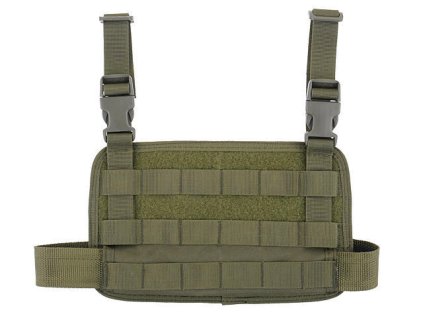 Airsoft taktický nožní panel od 8FIELDS - Olive. S MOLLE a protiskluzovým popruhem. Na AirsoftMorava.