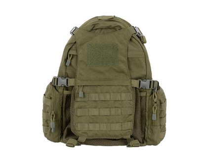 Airsoftový taktický batoh (20l) s místem na přilbu od 8FIELDS - Oliva. Z polyesteru 1000D. Na AirsoftMorava.