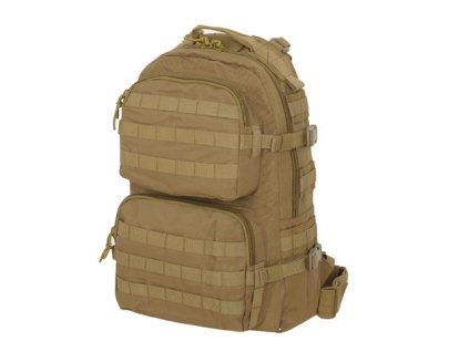Airsoftový taktický batoh MOLLE 20l od 8FIELDS - Coyote. Z odolného nylonu 600D. Na AirsoftMorava.