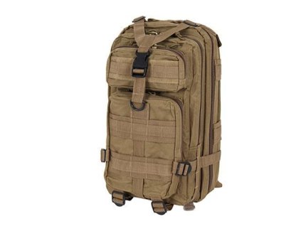 Airsoftový taktický batoh Falcon 15L od 8FIELDS - Coyote. Z nylonu 1000D, s MOLLE systémem. Na AirsoftMorava.