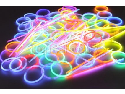 Airsoft svítící náramky (barevný mix). Doba svitu 6-8 hodin, se spojkami. Na AirsoftMorava.