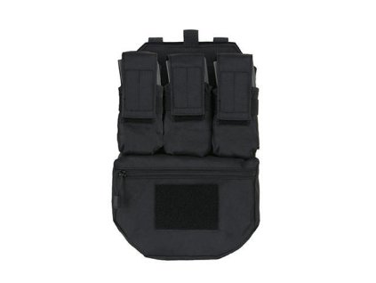 Airsoftová sumka na záda s místem pro camelbak od 8FIELDS - černá. Se sumkami na zásobníky. Na AirsoftMorava.