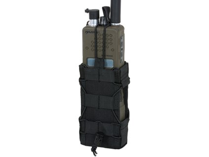 Airsoft sumka na radiostanici od 8FIELDS - černá. Pro RPC-148, PRC-152, s MOLLE. Na AirsoftMorava.