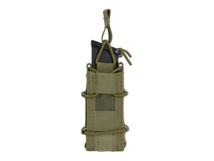 Airsoft sumka na pistolové zásobníky od 8FIELDS - Olive. S MOLLE a gumovou pojistkou. Na AirsoftMorava.
