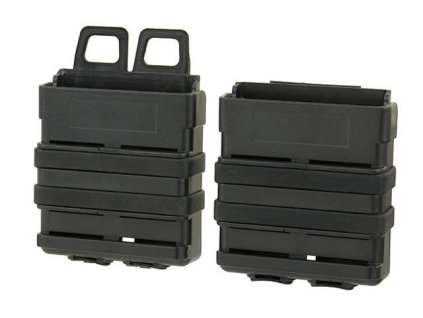 Airsoft sumka na dva zásobníky 7,62 FastMag gen.3 od FMA - černá. Polymerová. Na AirsoftMorava.