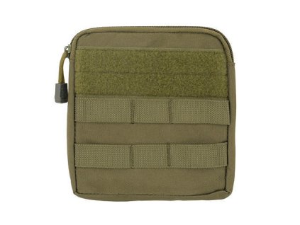 Airsoftová stehení sumka s MOLLE panelem od 8FIELDS - Olive. S protiskluzovým popruhem. Na AirsoftMorava.