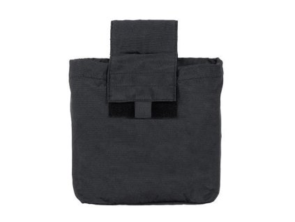 Airsoftová skládací sumka na odhozené zásobníky od 8FIELDS - černá. S MOLLE. Na AirsoftMorava.