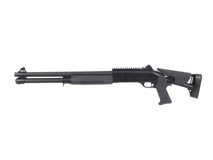 Airsoft manuální brokovnice M56DL od EE, střílí 3BB najednou, ABS tělo. Na AirsoftMorava.
