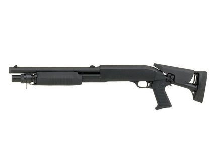 Airsoft manuální brokovnice M56C (Benelli M3) od EE, 3BB výstřel, stavitelná pažba. Na AirsoftMorava.