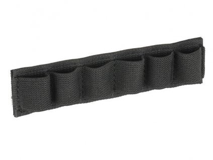 Airsoftová šestiřadá sumka na zásobníky na suchý zip od 8FIELDS - černá. Na AirsoftMorava.