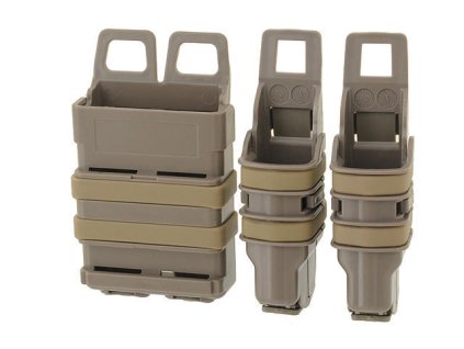 Airsoftová sestava sumek M4 a pistolové FastMag od FMA - Coyote. Polymerové, s MOLLE. Na AirsoftMorava.