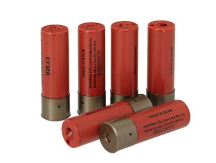 Airsoftová sestava 6 zásobníků (patron) na 30BB pro brokovnice od CYMA. Na AirsoftMorava.