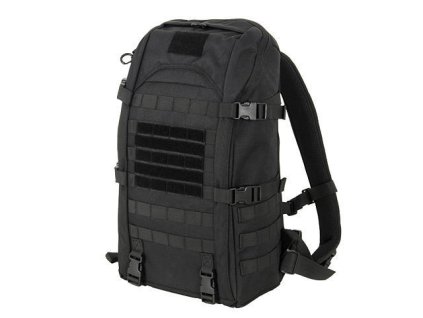 Airsoft batoh SALVADOR (20 litrů) od 8FIELDS - černý. Polyester 1000D, MOLLE systém. Na AirsoftMorava.