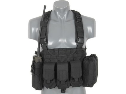Replika vesty Commando Recon Chest Harness - Black [8FIELDS]