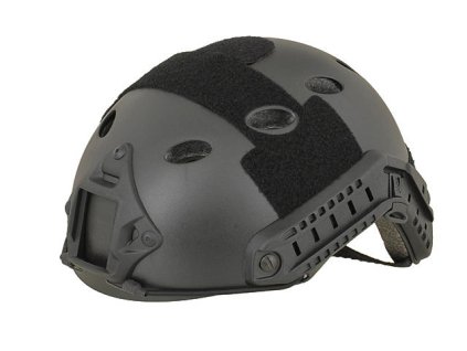 Airsoftová replika přilby typ FAST s montážními lištami - bla. Lehká, z ABS. Na AirsoftMorava.