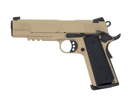 Airsoft GBB pistole R28-B Kimber Army, celokovová, Blow-Back, RIS. Na AirsoftMorava.