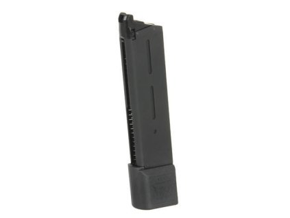 Airsoftový prodloužený plynový zásobník na 30BB pro 1911 od ARMY. Kovový, s polymerovou patkou. Na AirsoftMorava.