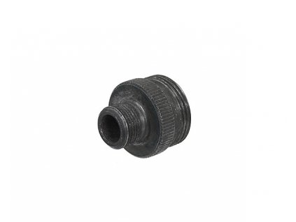 Airsoft přechodka na tlumič pro MB01/MB05/MB06 od P&J. Pro tlumiče se závitem 14mm levotočivým. Na AirsoftMorava.