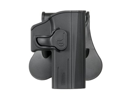 Airsoft pouzdro pro pistole CZ Shadow 2 od AMOMAX - černé. Polymerové. Na AirsoftMorava.
