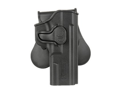 Airsoftové pouzdro pro pistole CM.127 od Amomax - černé. Polymerové, se záchytem. Na AirsoftMorava.