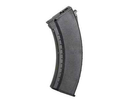 Airsoftový polymerový tlačný zásobník Mid-Cap 150BB pro AK47/AKM - černý. Pro AEG zbraně série AK. Na AirsoftMorava.
