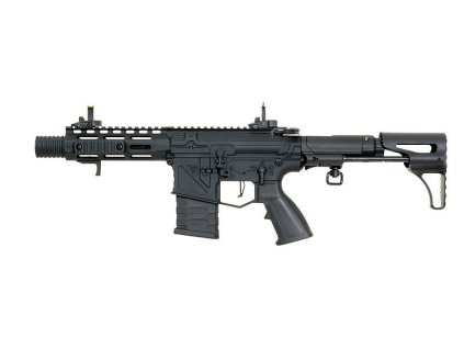 Airsoft puška PHANTOM EXTREMIS MKVI APS, černá, EBB, CRS pažba, KeyMod, QCS. Na AirsoftMorava.