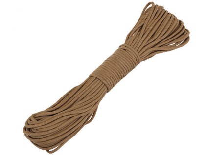 Airsoft Paracord 30m od Big Dragon - Wolf Brown. Nylonové lano pro různé využití. Na AirsoftMorava.