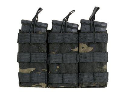 Airsoftová otevřená trojitá sumka na zásobníky 5.56 od 8FIELDS - MB. S MOLLE. Na AirsoftMorava.