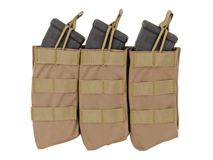 Otevřená sumka na tři zásobníky AK47/74 - Coyote [8FIELDS]