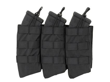 Otevřená sumka na tři zásobníky AK47/74 - Black [8FIELDS]