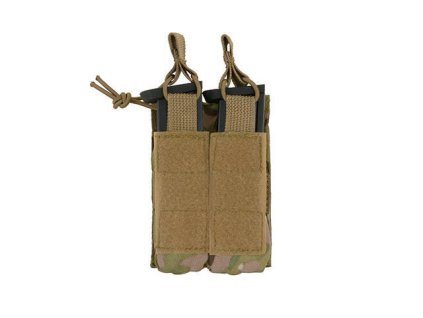 Airsoftová otevřená dvojitá pistolová sumka od 8FIELDS - Multicam. S MOLLE. Na AirsoftMorava.