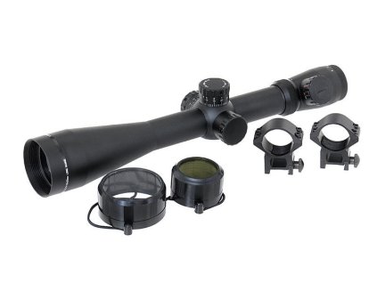 Airsoft optika M3 3.5-10x50, replika MARK4. Podsvětlený kříž (červená/zelená), průměr tubusu 30mm. Na AirsoftMorava.