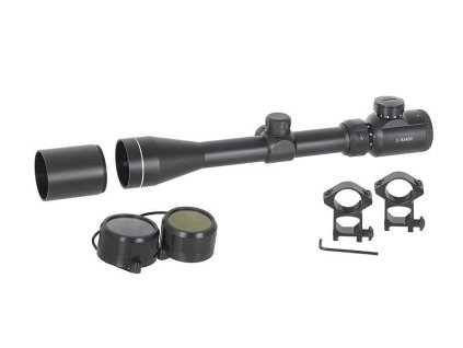 Optika 3-9x40E s podsvětlenou zaměřovací síťkou a