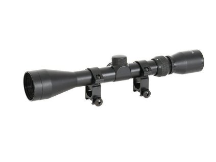 Optika 3-9x40 Rifle Scope-Black [PCS]