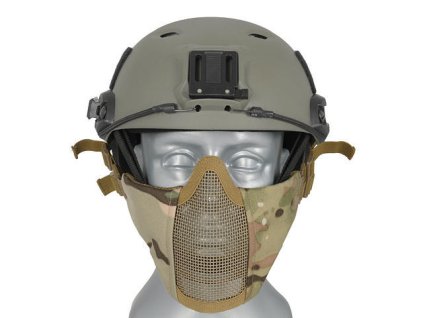 Airsoftová ocelová maska v.2 s uchycením na helmu FAST od WOSPORT - CP. Na AirsoftMorava.