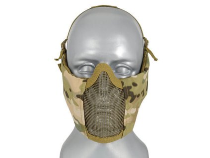 Airsoft ocelová maska v.2 s ochranou uší od WOSPORT - Multicam. Na AirsoftMorava.