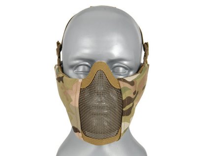 Airsoft ocelová maska v.2 od WOSPORT - Multicam. Elastická a pohodlná. Na AirsoftMorava.