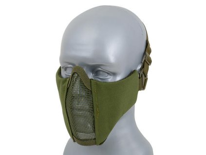Airsoftová ocelová Maska PDW v.2 - Olive. Elastická a pohodlná. Na AirsoftMorava.
