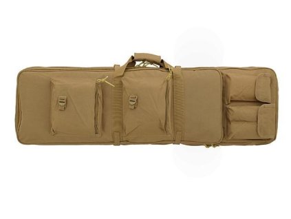 Airsoftový obal na zbraň (96/123cm) od 8FIELDS - Coyote. S kapsami a popruhy na záda. Na AirsoftMorava.