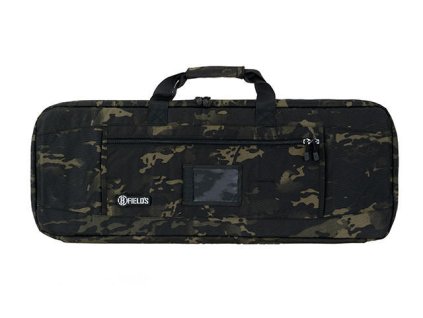 Airsoftový polotvrdý obal na zbraň 90 cm od 8FIELDS - Multicam Black. Z polyesteru 1000D. Na AirsoftMorava.