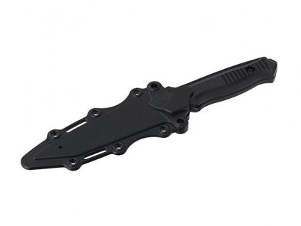 Airsoftový nylonový tréninkový nůž od CYMA - černý. Čepel z měkké gumy. Na AirsoftMorava.