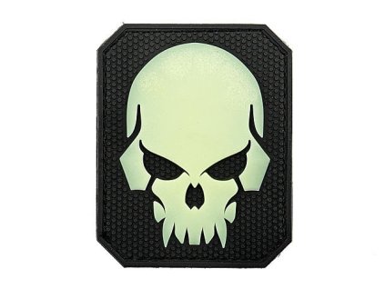 Nášivka na suchý zip Pirateskull PVC 3